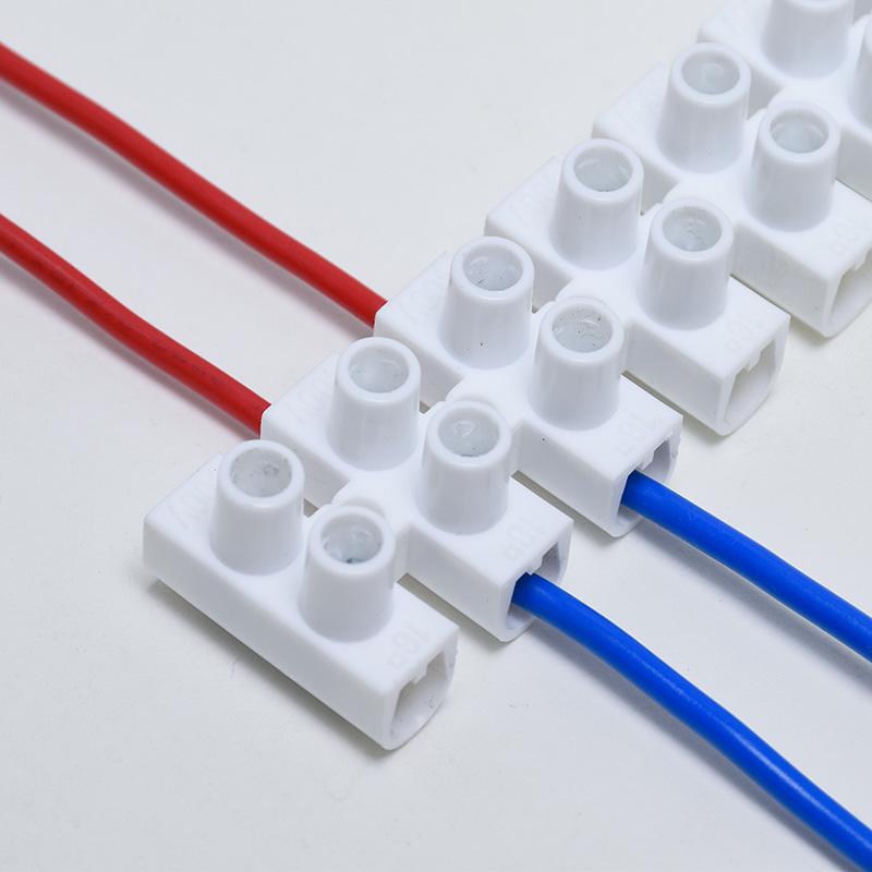 Electrical Cable White Terminal Strip