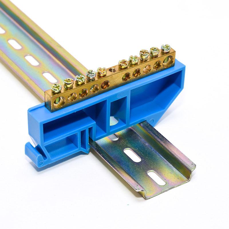 #Din Rail Earthing Connection Busbar Terminal Block 