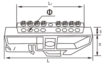 Din Rail  Terminal Block 